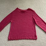 Coldwater Creek Vintage Knit Pullover Sweater Wine Red Small Soft Crewneck EUC Photo 6