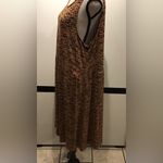 Old Navy Brown Black Knit Sleeveless Fit Flare Dress Size XL Photo 6