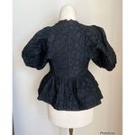 Hunter Bell  Black Heart Peplum Top Photo 1