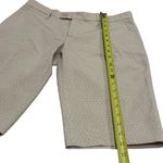 Vertigo Paris  Tan and White Textured Bermuda Summer Shorts Women’s Size 8 Photo 9