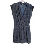 Maison Jules  Women's Cap Sleeve Printed‎ Faux Wrap Dress New Photo 1
