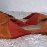 Eileen Fisher Asha Su Flats Women's D'orsay Suede Pointed Toe Orange SZ 6.5 Photo 6