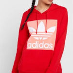 Adidas  Originals Women's Scarlet Trefoil French Terry Hoodie Size S Photo 0