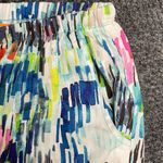 Jams World  Paisley Rain cropped pants geometric pink green blue size small Photo 3