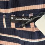 Olivaceous size medium mini rib knit dress striped sundress tank festival NWT Photo 6