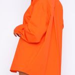 White Fox Boutique Orange Button Down Shirt  Photo 2