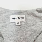 superdown  Ryder Mini Dress in Heather Grey XS Photo 4