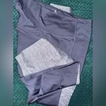 Apana  Purple and Gray Leggings Photo 3