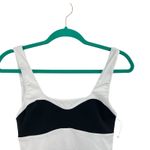 Mara Hoffman  Idalia One‎ Piece Swimsuit Colorblock Black White Size Small Photo 4