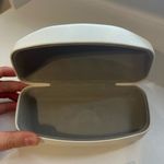 Michael Kors  New York White Hard Oversized Clamshell Sunglasses/Eyeglasses Case Photo 4