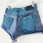 One Teaspoon  Mismatched Denim Shorts Cutoff Size 25 Photo 5