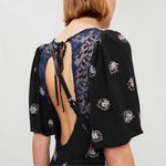 Free People Clove Mockingbird Mini Dress in Black Combo Size 2 Photo 4