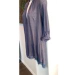 Line Like new  sheer n blend boho style oversized high low lightweight cardigan. Sz M Photo 2