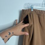 Beyond Yoga NWT  Women's On The Go Wide Leg Flare Sweatpants‎ Toffee Tan X-Large Photo 4