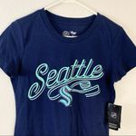 Seattle short sleeve women’s tee Size Small Blue Photo 1