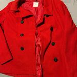 Old Navy Red Pea Coat Photo 0
