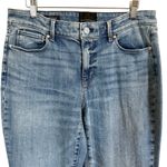 White House | Black Market WHBM Mid Rise Slim Ankle Jeans w/ Chain Cuff Detail – Size 10 Photo 2