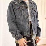 Liz Claiborne Vintage  Embroidered Jean Jacket Photo 2