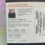 NWT No nonsense Black Opaque Tights Photo 2