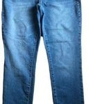 Maurice's High Rise Button-Fly Stretch Jean/Legging Skinny Size M Long Blue Photo 0