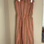 Drew  by Anthropology stripped sleeveless open leg jumper Photo 3