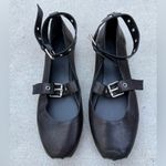 Ba&sh Canya Strappy Ballet Pumps in Black Silver Hardware Women’s Size EU 38 Photo 1