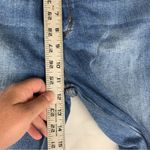 Judy Blue  size 13 31 slim boot denim Jeans Blue regular wash raw hem Photo 6