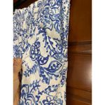 Women's Caroline Constas Blue White
Floral Paisley Lace Crochet Skirt Large White Photo 2