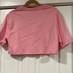 ZARA  Barbie Pink Cropped short Sleeve‎ Tee medium Photo 3