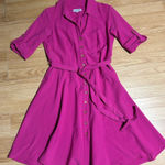 Shelby & Palmer Elegant vintage  Pink Button-Down Dress sz 8 ladies Photo 0