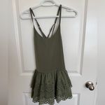 Aerie Offline by  Real Me Eyelet Romper XXS Photo 2