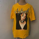 Aaliyah Graphic Yellow Short Sleeve Concert T Photo 1