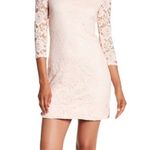 Vince Camuto  Elegant Cream Lace Mini Dress Casual Neutral Bridal Formal 4 Photo 3