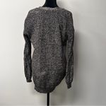 BCBGeneration  cardigan Oversize Comfy Size XS/S Marled Heathered Black White zip Photo 3