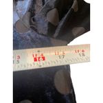 Calvin Klein  2 Navy Blue Velvet Burnout Polka Dot Long Sleeve Dress NWT Holiday Photo 10