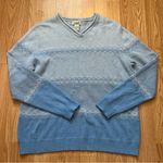 Classic Elements Vintage  Angora Rabbit Blend Blue Sweater Women’s Size Large‎ Photo 0