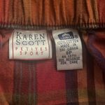 Karen Scott  Petites Sport Lightweight Plaid Shorts Size 8P; 14"W/18.5"L Photo 4