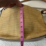Fossil Tan Woven handbag/shoulder bag, not adjustable strap, magnetic closure Photo 8