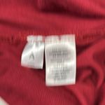 Loft Burgundy Fitted Long Sleeve Blouse Round Neck Round Hem Soft Comfy Small Photo 5