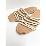 Madewell Sandals Womens Size 7 Braided Leather Espadrille Slip On Slide Shoes Photo 6