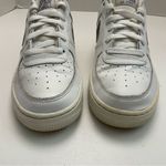 Nike Sneakers Shoes Jordan Air Force 1 Low Leather White Metallic Pewter Silver Photo 1
