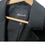 Madewell Caldwell Blazer Black Double Breasted Two Button Women’s Medium Photo 7