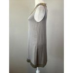 Alice + Olivia Beaded Silk Tank Dress Beige Size XS Photo 4