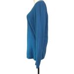 Carole Little Blue Angora Wool Blend Sweater Women’s XL Long Sleeve Boatneck Photo 6