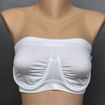 Rhonda Shear Angel Seamless Underwire Bandeau Bra Size Large Unlined White Photo 1