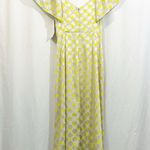 ZARA NWT Satin Polka Dot Flutter Sleeve Midi Dress Photo 5