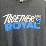 Fruit of the Loom Kansas City “ Together Royal “ Gray Tshirt Size Medium Photo 3