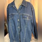 Liz Claiborne Elizabeth by  woman’s denim shirt  size 2X Photo 13