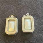 Giant light blue rhinestone earrings Photo 6