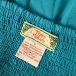 Flying Tomato Floral Embroidered Maxi Dress Smocked Tiered Womens S BOHO Photo 7